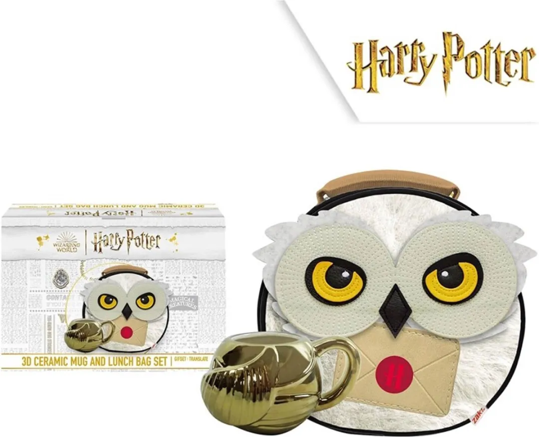 Harry Potter Geschenkset 3D Mok & Lunchtas