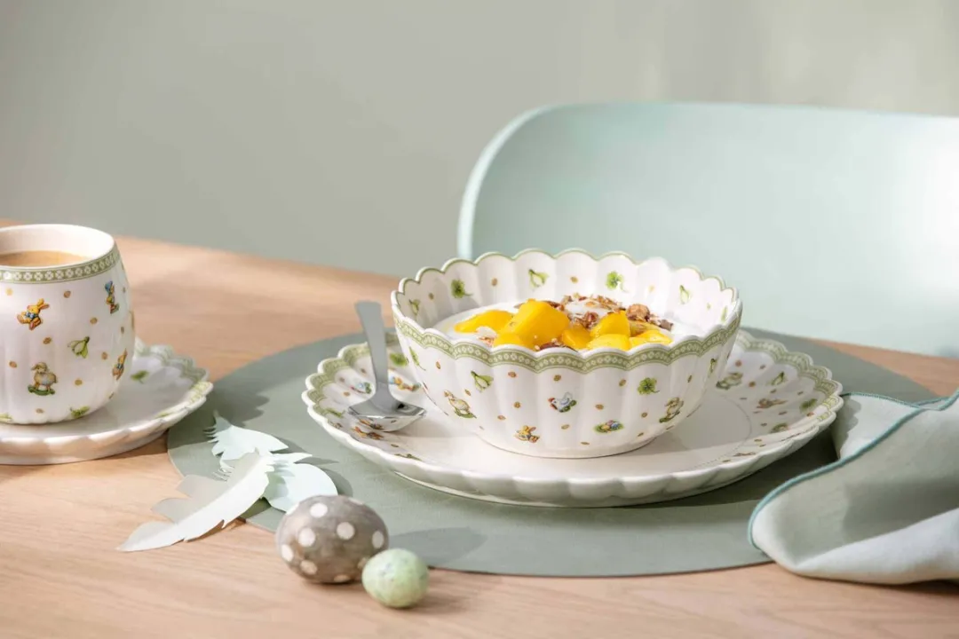 Villeroy & Boch Müslischaal Easter Delight Ø17,5cm - Groen