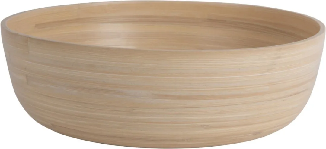 Present Time Puro Round Schaal Bowl Set - Ø30cm - Naturel