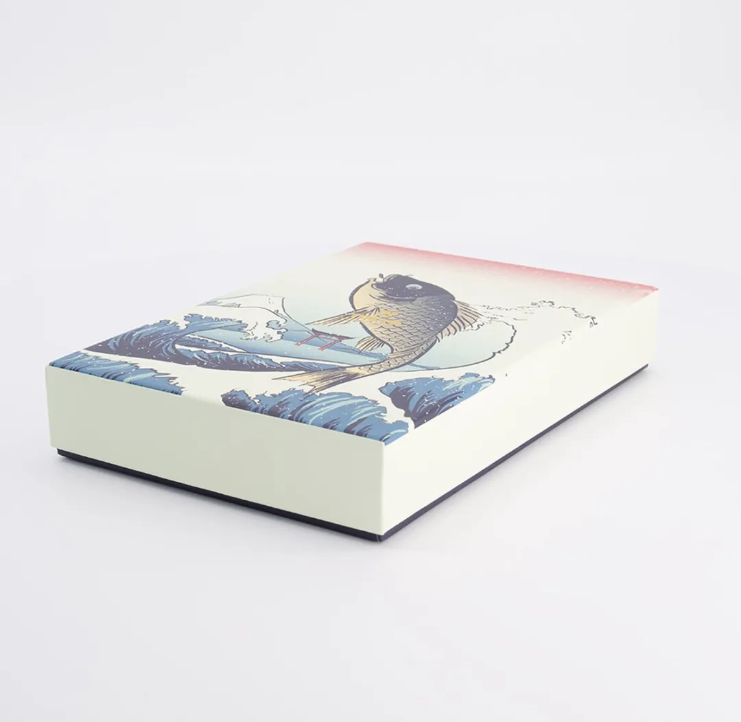 Tokyo Design Studio Vis Design Eetstokjes DJKZ-A-063 20903 - 5 Paar - Blauw/Goud
