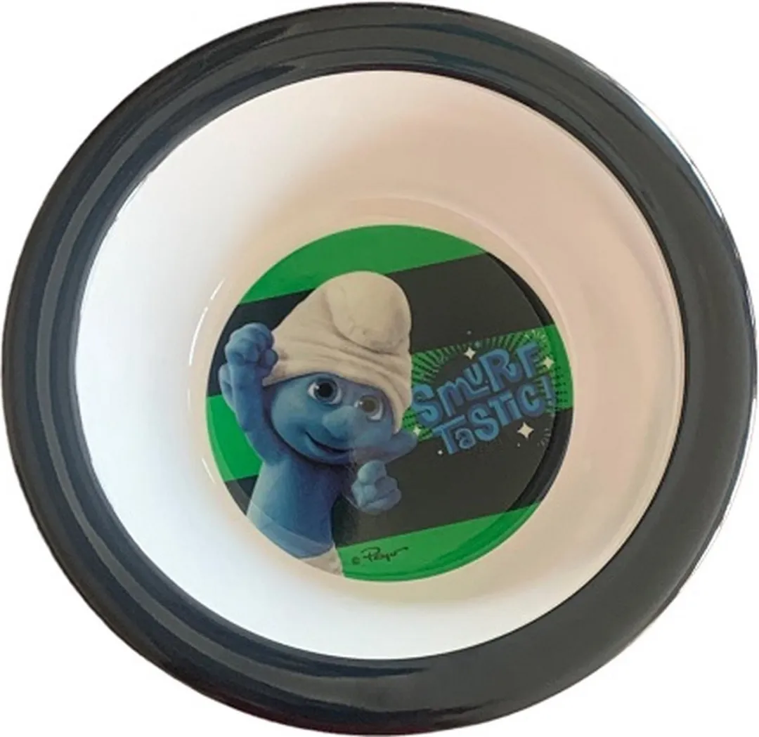 De Smurfen Klungel Smurf Diepe Bordjes - 5 Stuks - Blauw