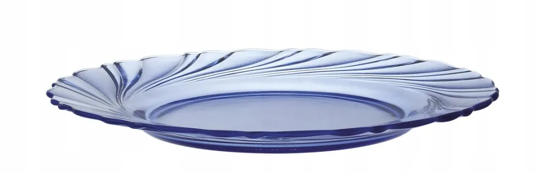 Duralex Diep Bord Blauw 23,5 cm - Gehard Glas - afbeelding 2 van 2