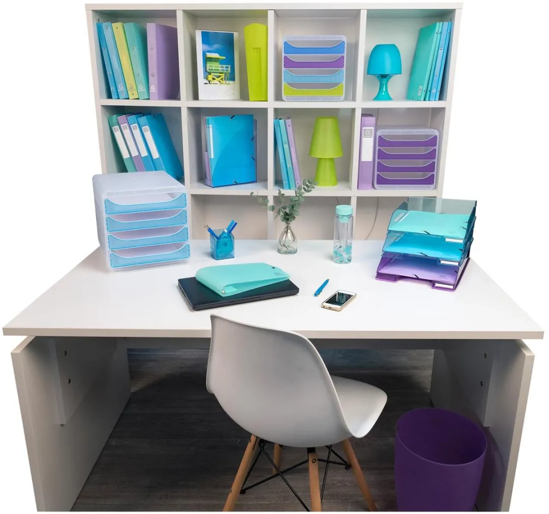 Exacompta Papiermand 15L - 8 Stuks - Purper
