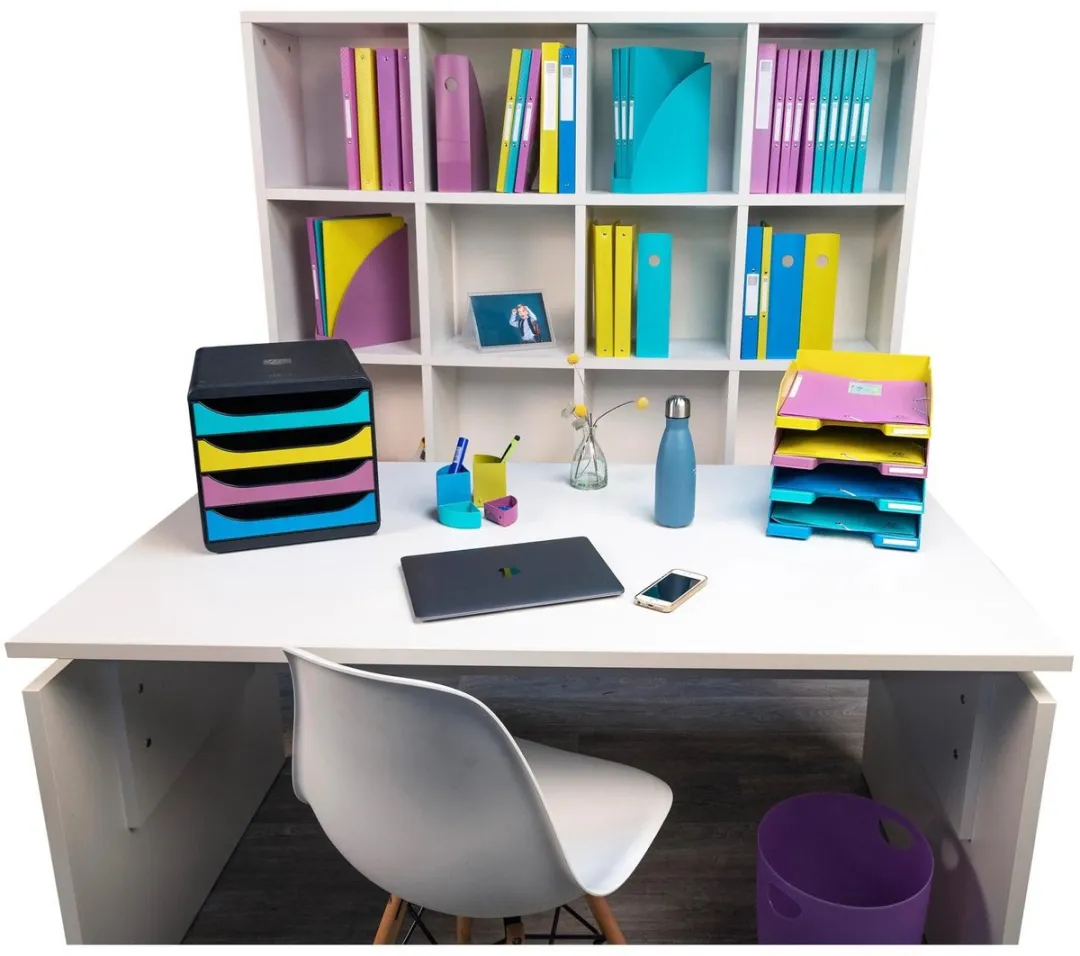 Exacompta Papiermand 15L - 8 Stuks - Purper
