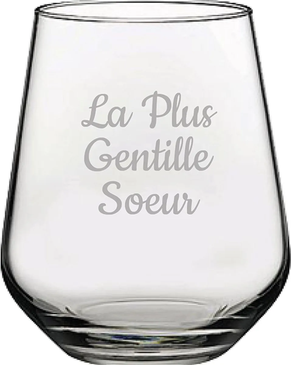 Pasabahce Drinkglas La Plus Gentille Soeur