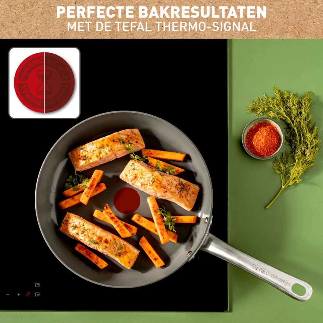 Tefal Renew+ Koekenpan 24cm - Keramisch - Grijs
