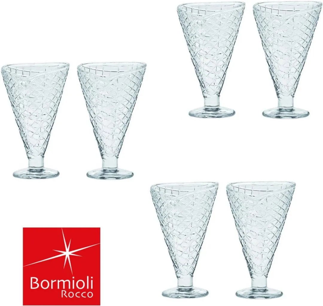 Bormioli Rocco IJscoupe GELATO - 9 cm - Transparant