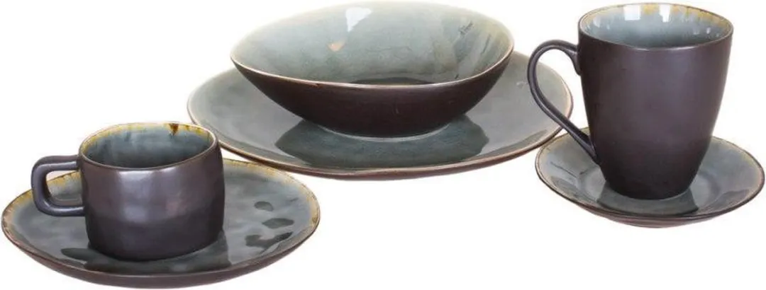 Cosy&Trendy Koffieschotel Laguna Blue Grey - 15cm - afbeelding 3 van 6