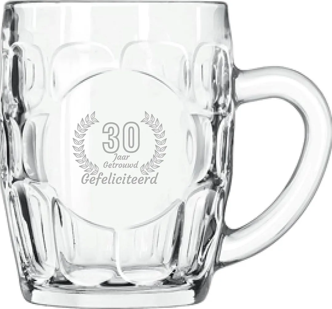 Libbey Bierpul 55cl Gegraveerd