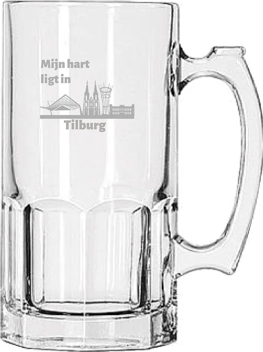 Libbey Gegraveerde Bierpul 1ltr