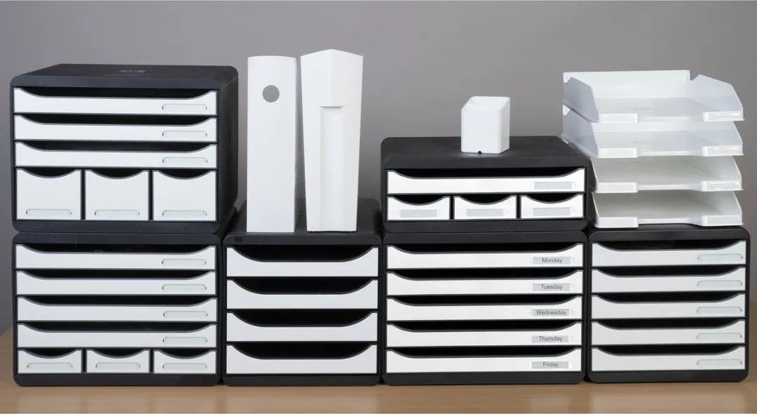 Exacompta Ladenbox BIG-BOX 3104213D - 4 Vakken - Wit Glossy - afbeelding 6 van 6