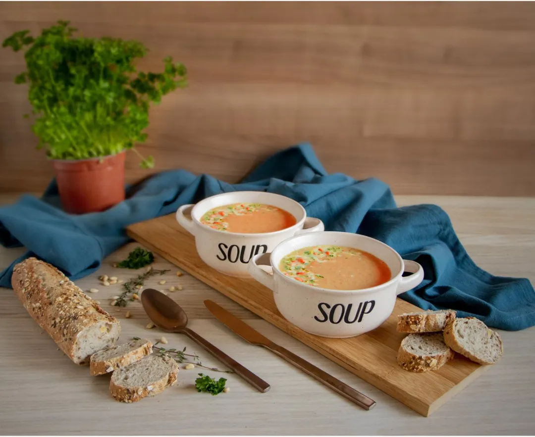 Cosy&Trendy Soepkom Aardewerk - 13,5 cm - 470ml - Crème