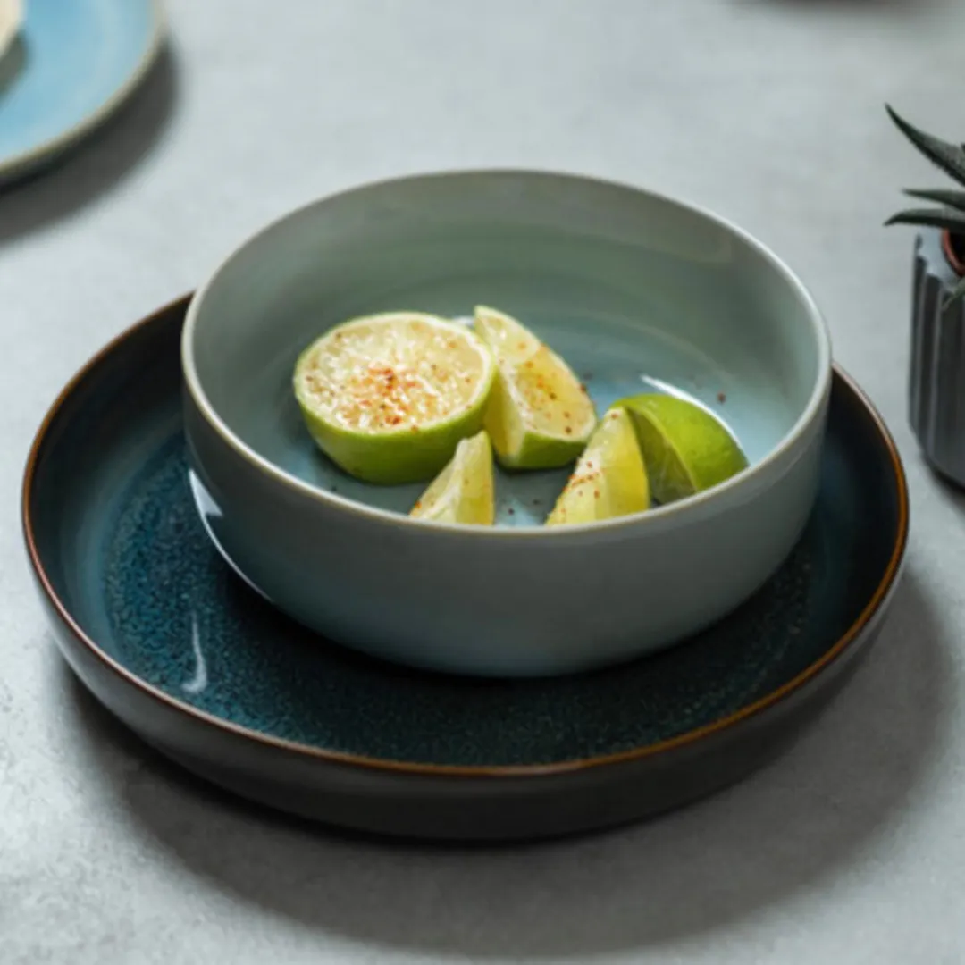 Villeroy & Boch Crafted Serviesset - 6-delig - Denimblauw