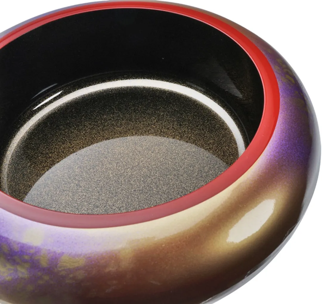 Tokyo Design Studio Chirashi Doos Sushi Servies - 19.8x8.6cm - Goud/Paars