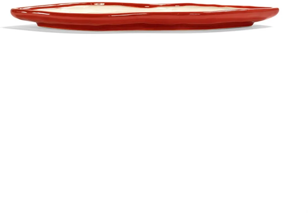 Serax Wouters & Hendrix Lips Schaal Set - 3 Stuks - Rood/Wit