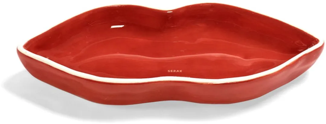 Serax Wouters & Hendrix Lips Schaal Set - 3 Stuks - Rood/Wit