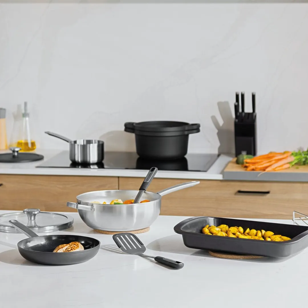 LEO Braadpan antikleef Graphite - Ø 20cm - Zwart - PFAS-vrij