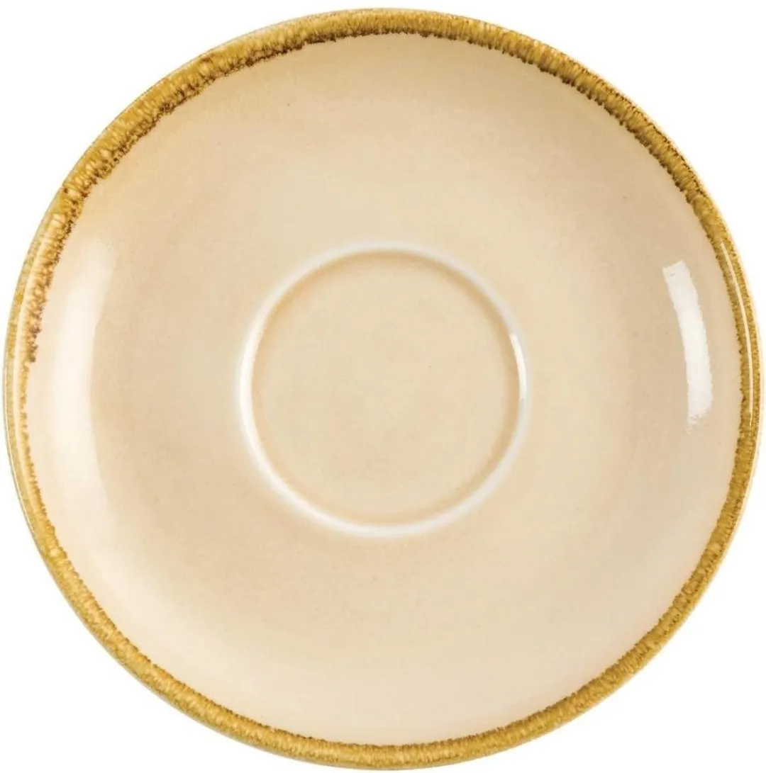 Olympia Kiln Cappuccino Schotels Zandsteen Ø16cm - Set van 6