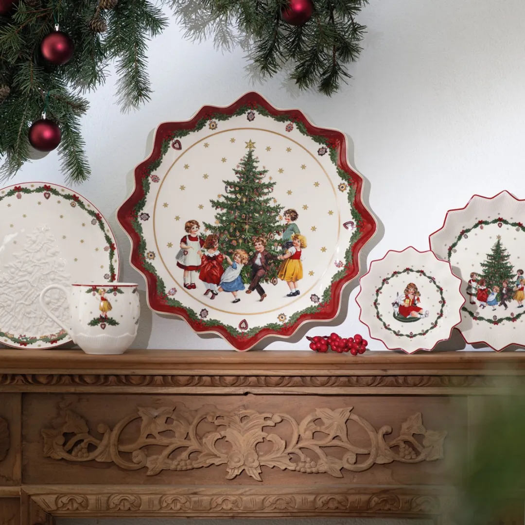 Villeroy & Boch Toy's Fantasy Serveerschaal - 39cm - Rood - afbeelding 6 van 6