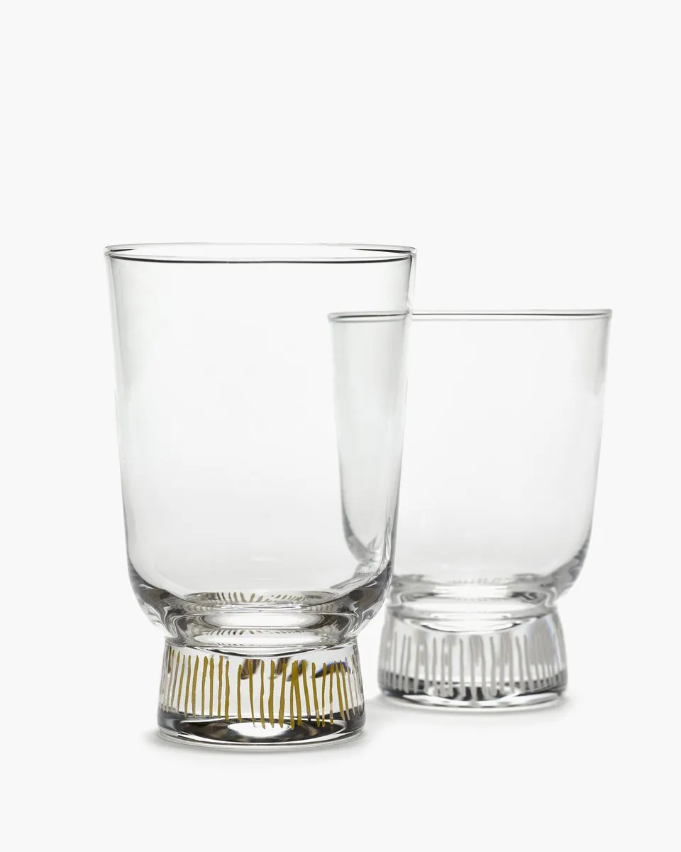 Serax Ottolenghi Feast Glas - 7cm Ø - 33cl - 4 Stuks