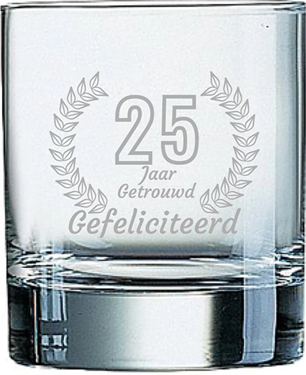 Arcoroc Gegraveerd Whiskeyglas 20cl