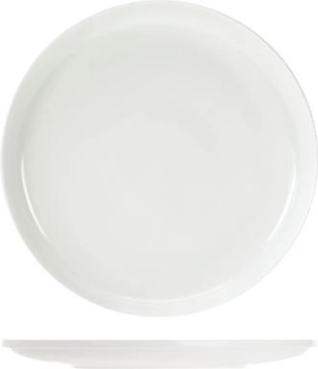 Cosy&Trendy Stackable Plat Bord D30,5Xh3Cm - Wit - afbeelding 6 van 6