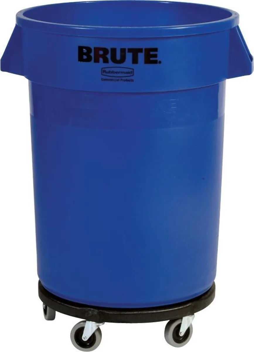 Rubbermaid Brute VB 002632 Afvalbak 121L - Rond - Blauw