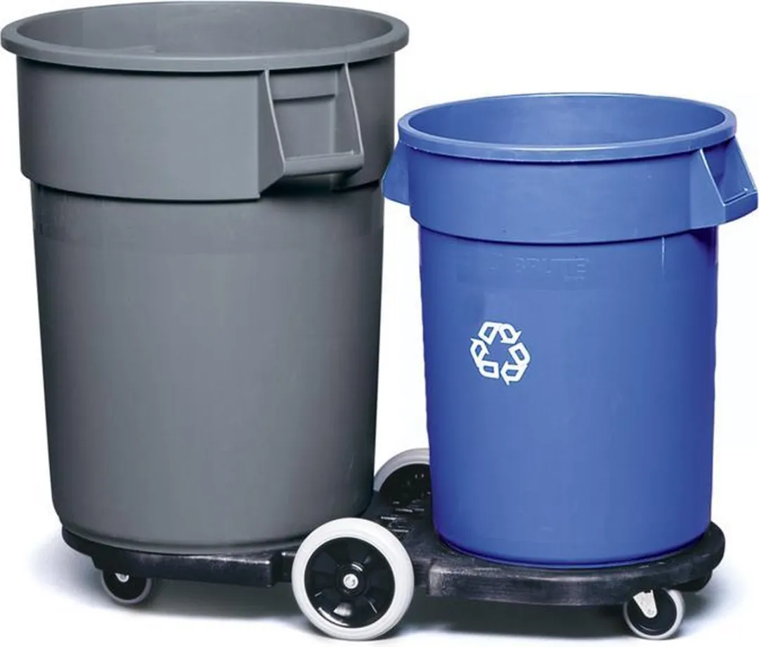Rubbermaid Brute VB 002632 Afvalbak 121L - Rond - Blauw