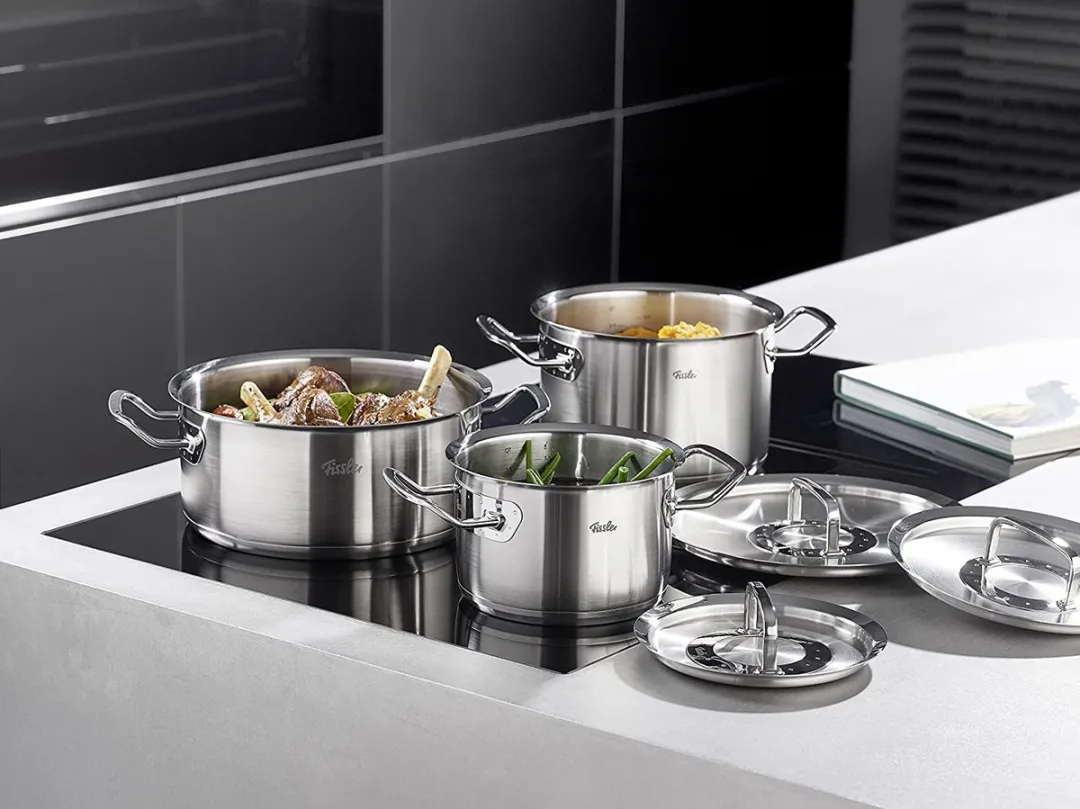 Fissler Pure-Profi Kookpan 24cm - 6.3L - Zilver - afbeelding 6 van 6