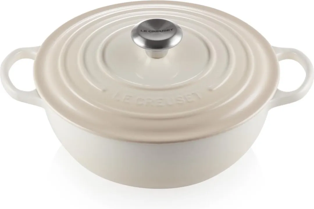 Le Creuset Braadpan Signature Meringue 26cm