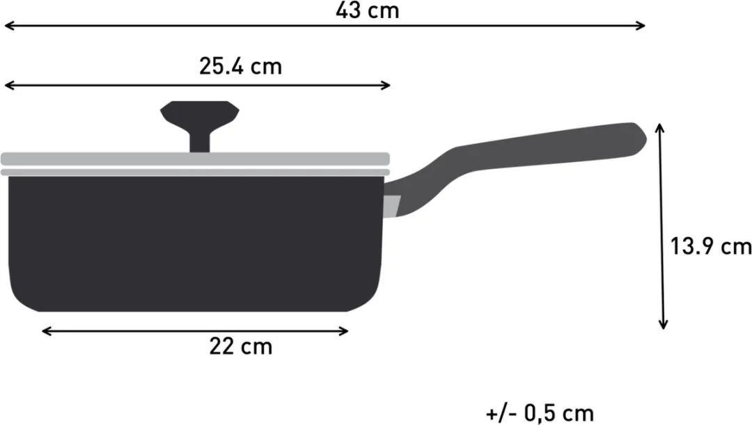 Tefal Cook & Change Hapjespan 24cm - Zwart