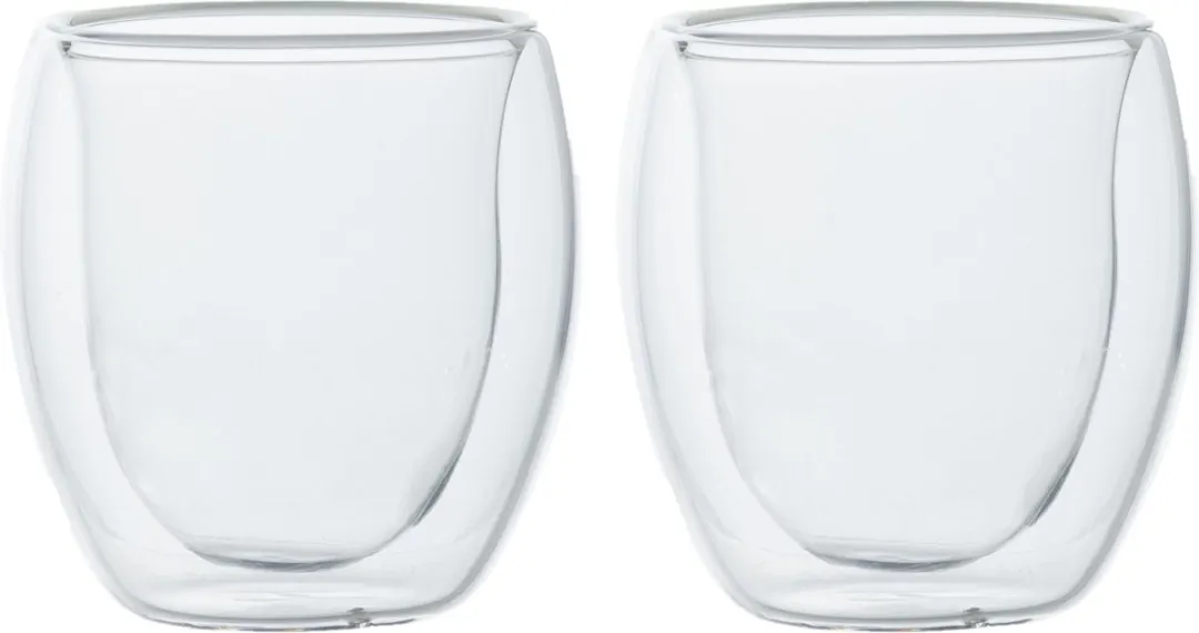 Cosy&Trendy Espressoglazen 80ml - 4 Stuks - Transparant