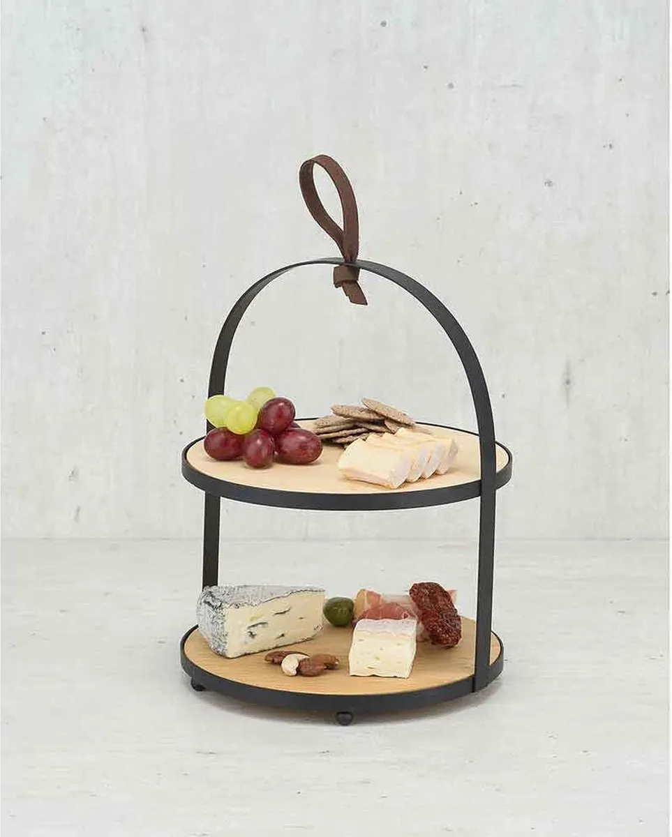 Cosy&Trendy Bamboe Etagère 20,5x26cm - Natuur