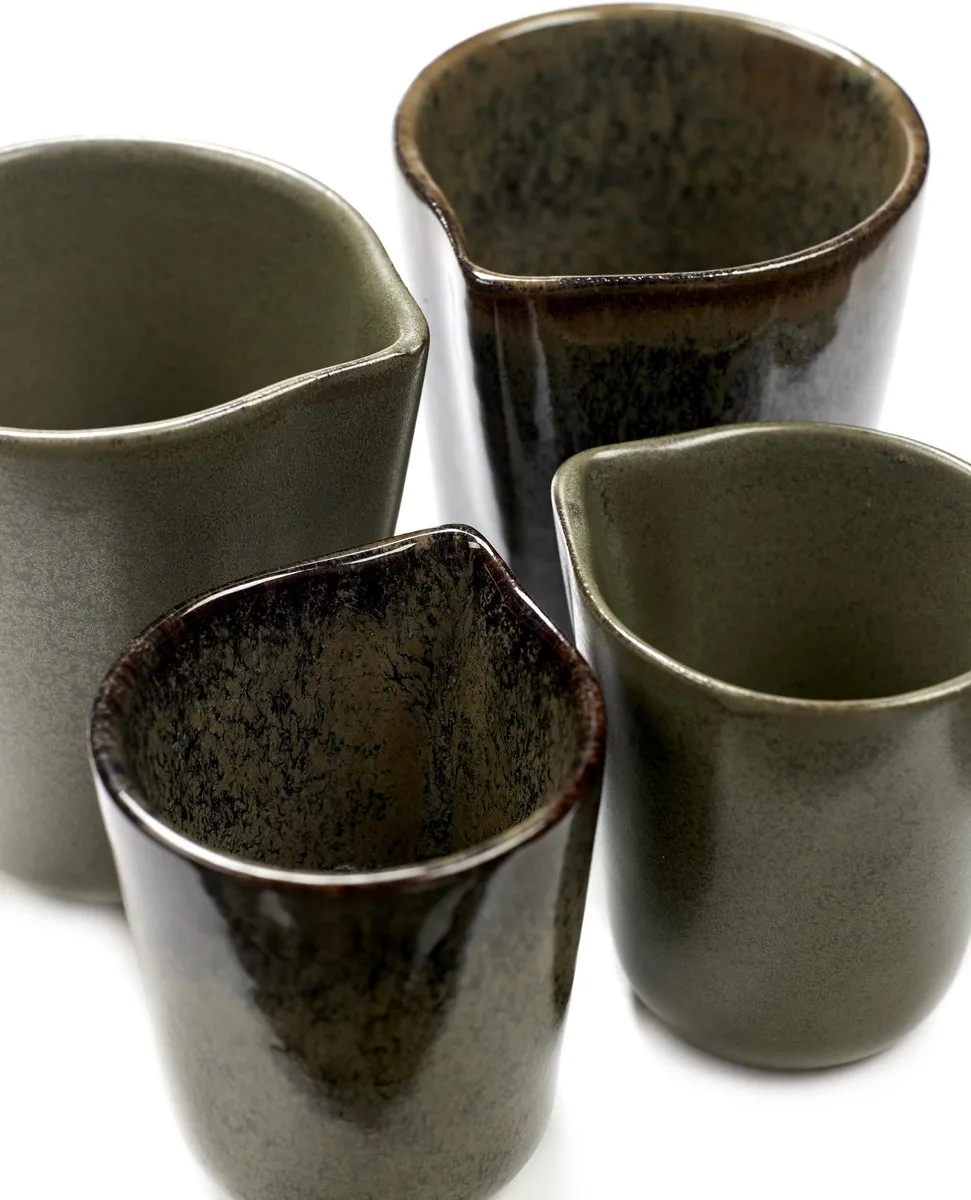 Serax Sergio Herman Surface Melkkannetje M - Camogroen - 7 cm - 19 cl