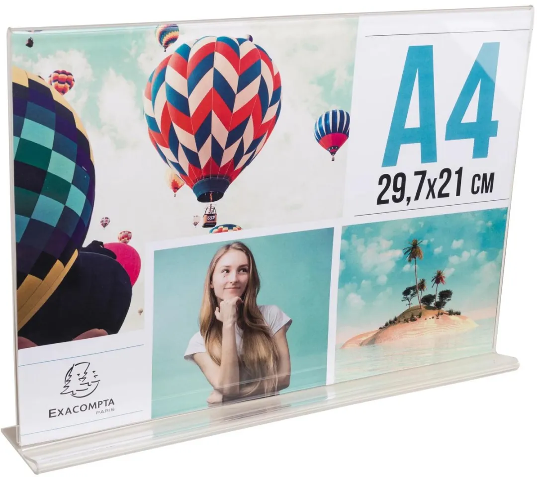 Exacompta Infostandaard A4 10 Stuks - Transparant - afbeelding 6 van 6