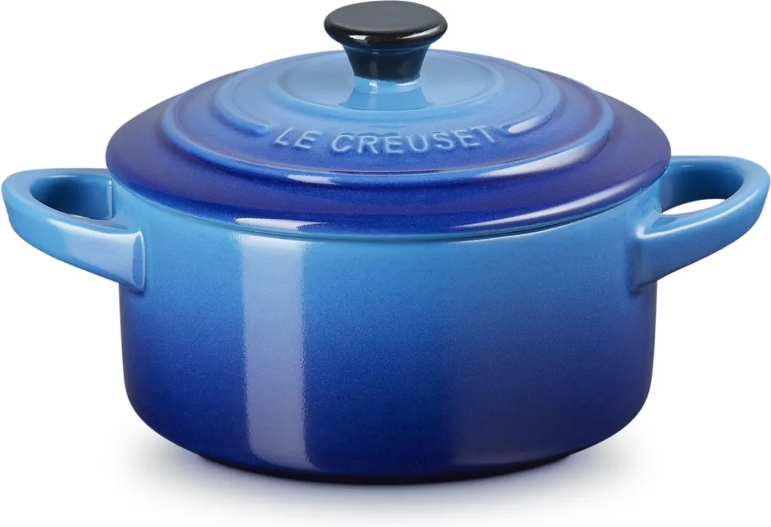 Le Creuset Mini-Braadpan Azure 10cm - 0,25L