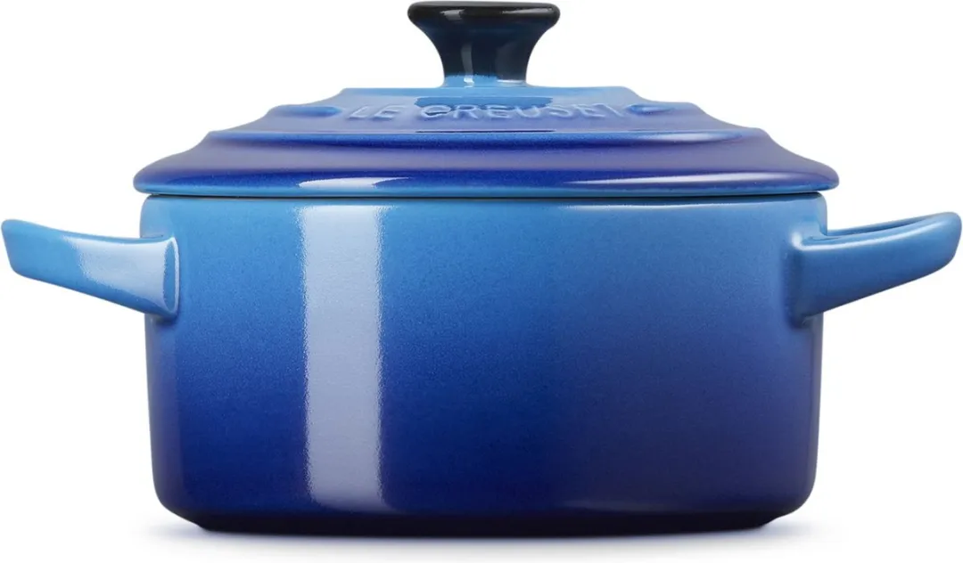 Le Creuset Mini-Braadpan Azure 10cm - 0,25L