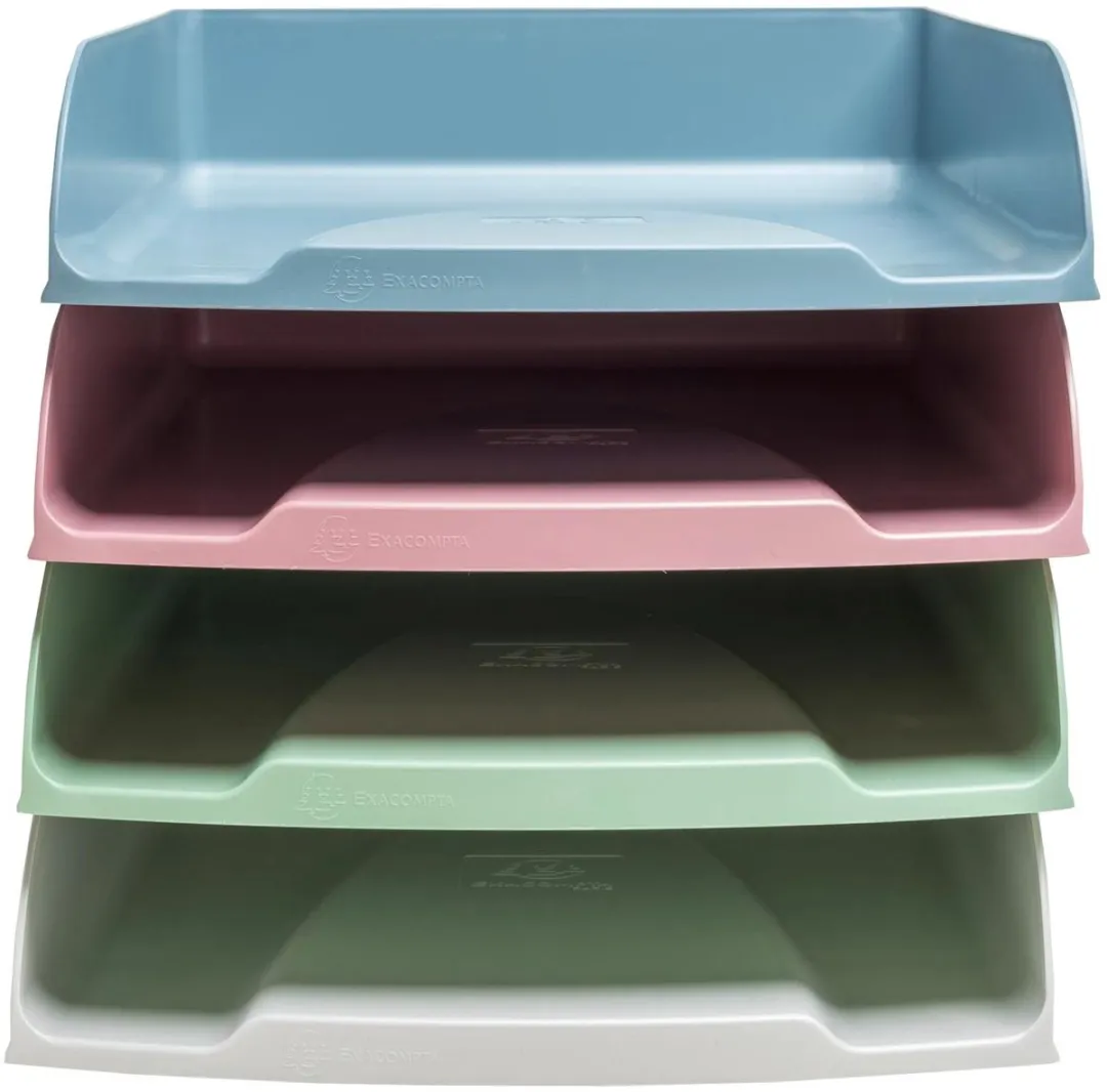 Exacompta 11170D Brievenbakken Set - 6 Stuks - Blauw Grijs