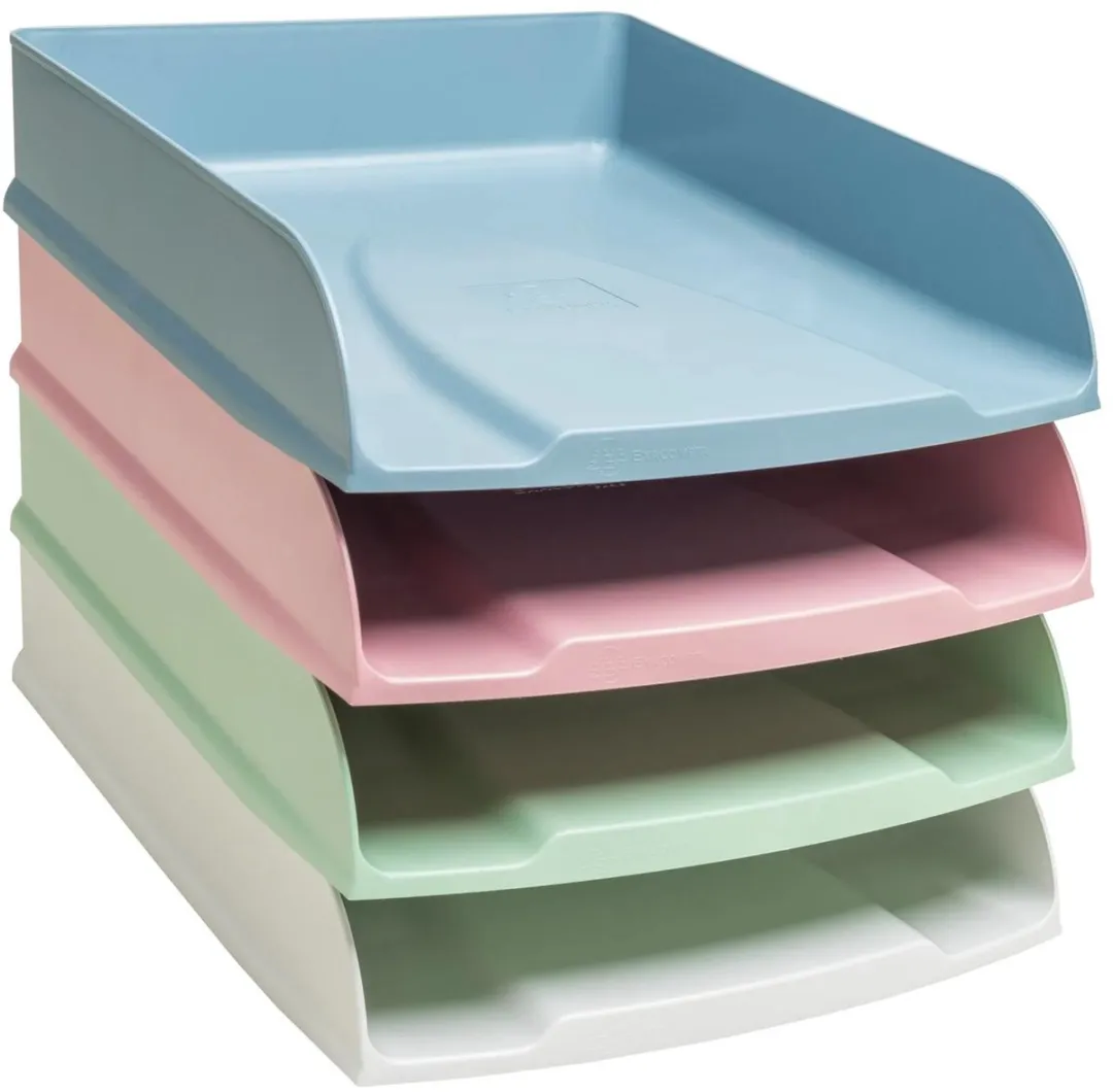 Exacompta 11170D Brievenbakken Set - 6 Stuks - Blauw Grijs