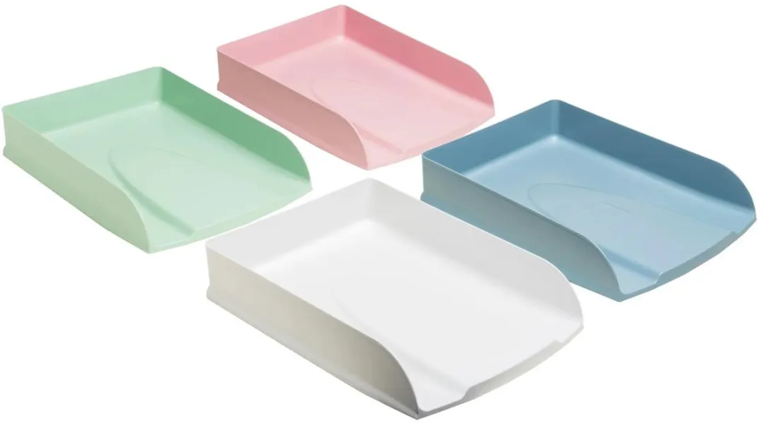 Exacompta 11170D Brievenbakken Set - 6 Stuks - Blauw Grijs