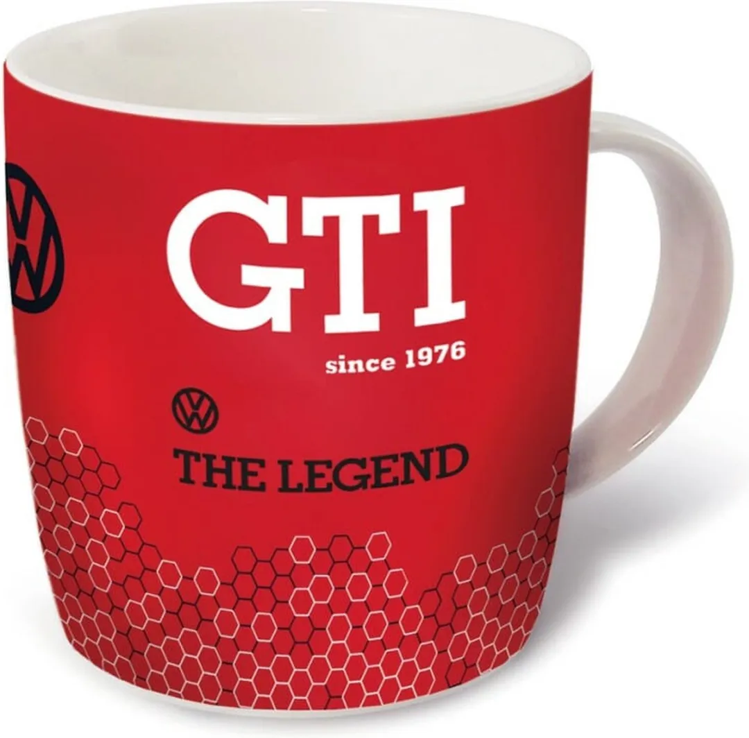 Volkswagen GTI Koffiemok 370ml - Rood