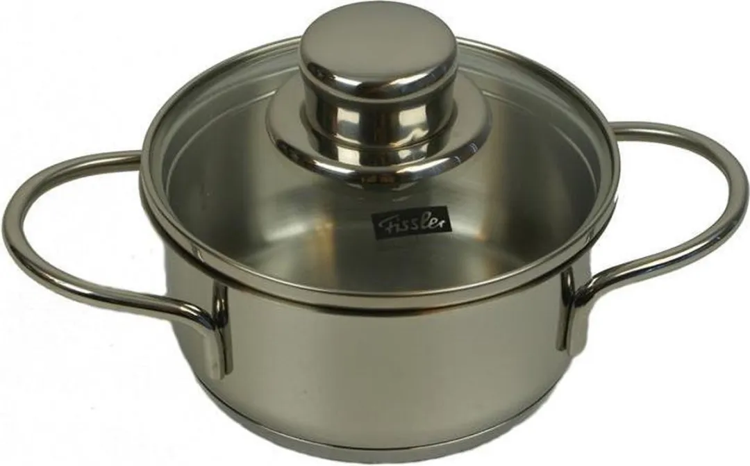 Fissler Snacky Kookpan met Glasdeksel 12cm