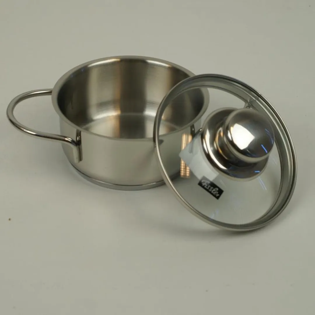 Fissler Snacky Kookpan met Glasdeksel 12cm