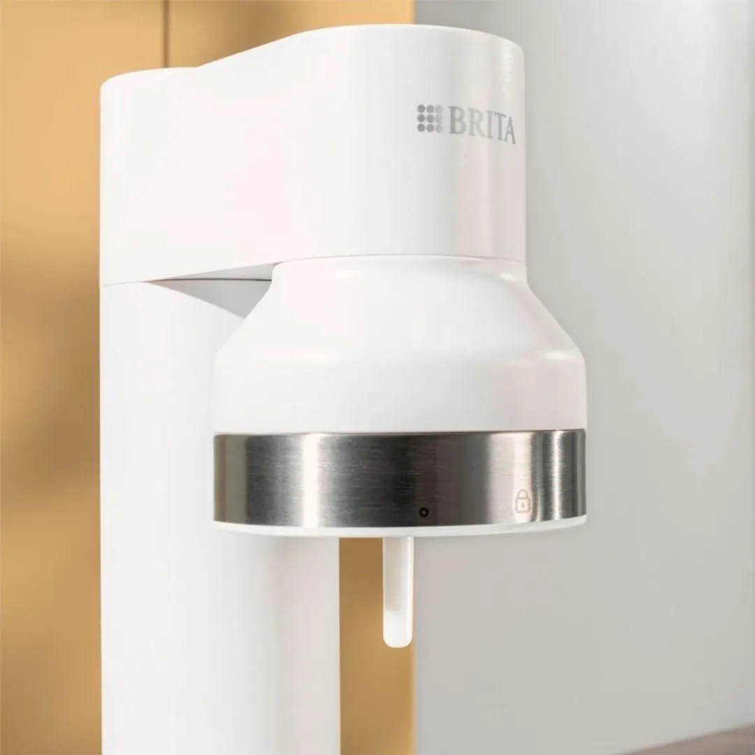 BRITA SodaTRIO 1046730 Bruiswatermachine - Wit - 2 Flesvarianten
