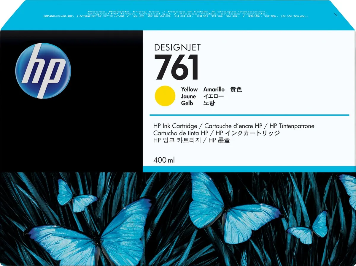 HP 761 Geel CM992A Inktcartridge - 400ml