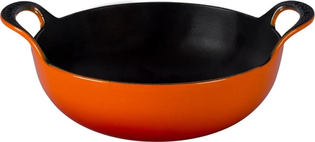Le Creuset Wokpan/Balti Dish Oranjerood 24cm