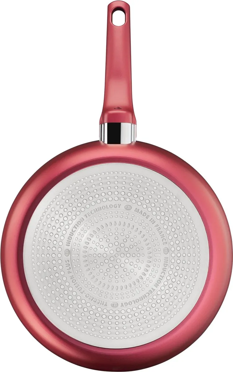 Tefal Perfect Cook Koekenpan 20cm - Diep framboosrood - afbeelding 2 van 2
