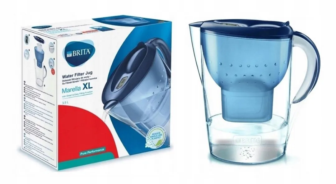 BRITA Marella XL Waterfilterkan 3,5L - Blauw/Wit