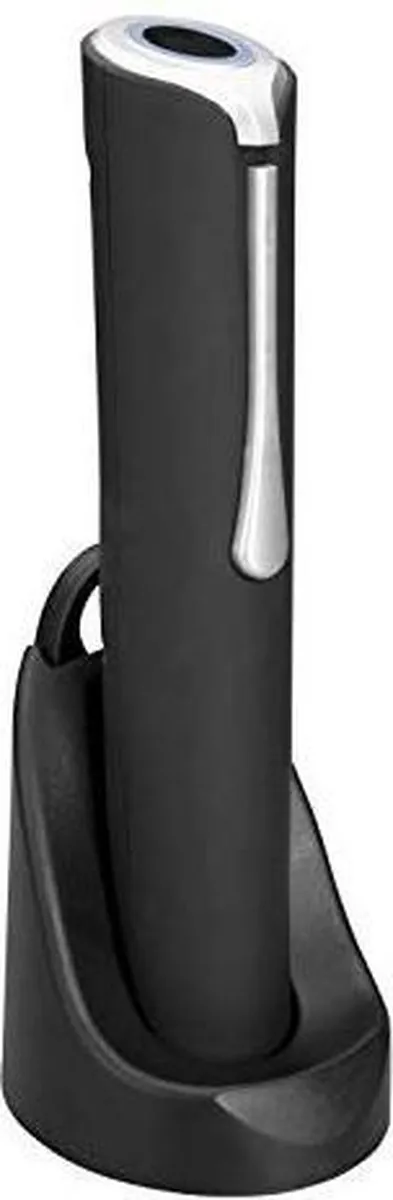 Lacor 63031 - Elektrische kurkentrekker met opladervoet, zwart