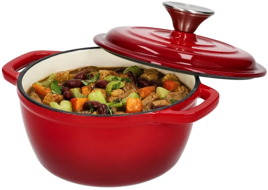 Silvercrest Gietijzeren Braadpan 16cm - 1.05L - Rood - afbeelding 2 van 3